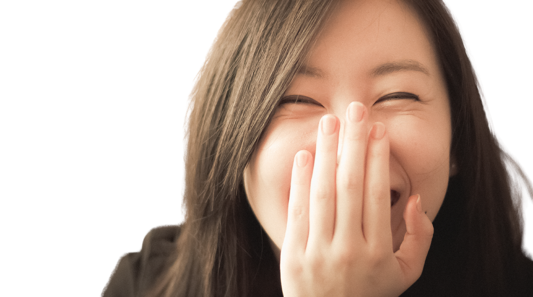 A Laughing Japanese Girl